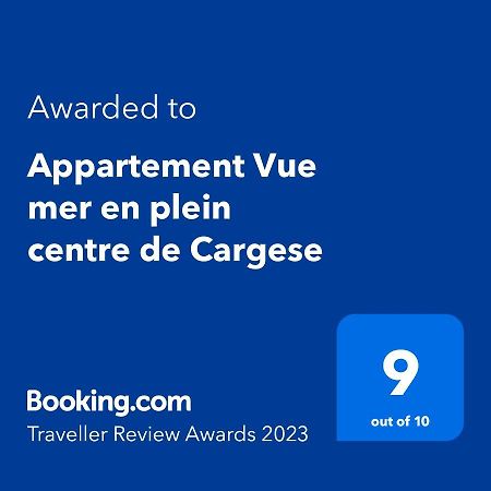 Appartement Vue Mer En Plein Centre De Cargese Exterior photo